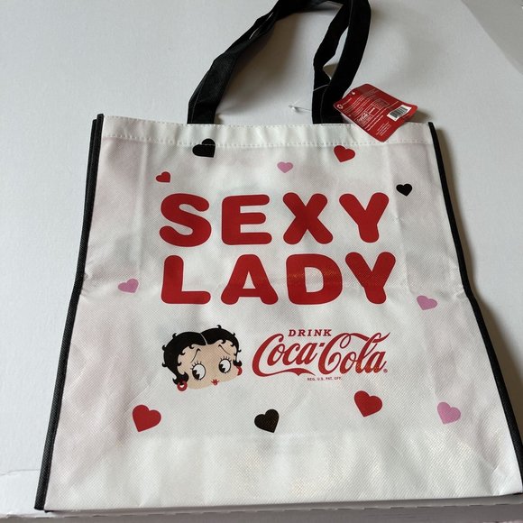 Betty Boop And Coca-Cola "Sexy Lady" Recycle Tote - Picture 3 of 4